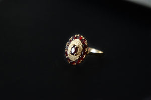 Ruby and 18K ring