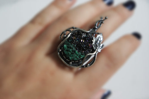 Semi-precious stone | Silver ring from Armenia