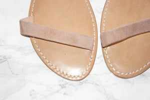 Schutz "Tommy" flat pink sandals size