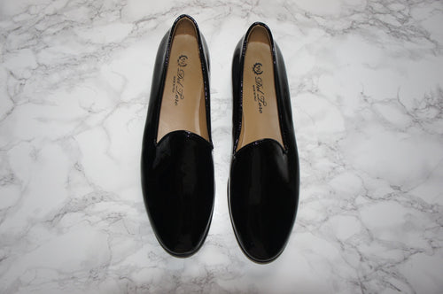 Del Toro Black Patent Leather Slipper