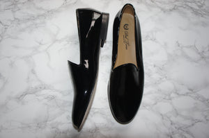 Del Toro Black Patent Leather Slipper