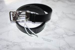 Versace collection leather men's belt