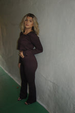 Twenty red wide leg bordeaux pants