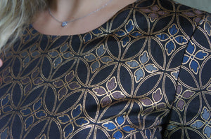 Maggy Frances  Print Dress