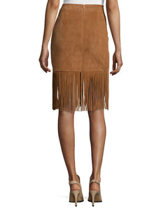 Cusp by Neiman Marcus Suede Skirt