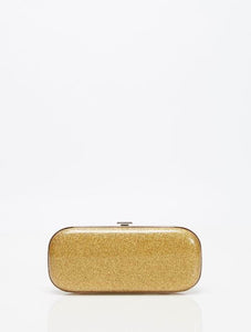 Halston Heritage EVENING NOVELTY SPARKLE LUCITE LG OBLONG MINAUDIERE