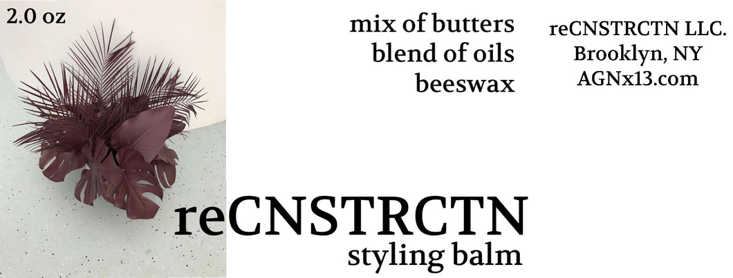 reCNSTRCTN beard balm