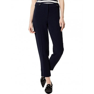 Karen Millen DARK BLUE CAPRI TROUSERS