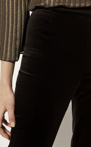 Karen Millen VELVET HIGH-WAISTED TROUSERS