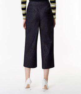 Karen Millen Denim Wide-Leg Trouser