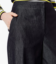Karen Millen Denim Wide-Leg Trouser