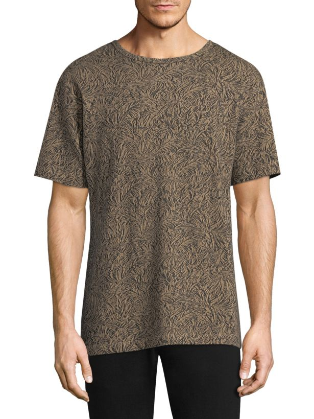Theory Palm Jacquard Tee