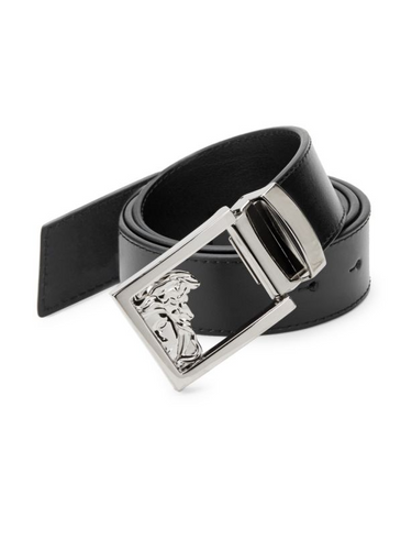 Versace collection leather men's belt